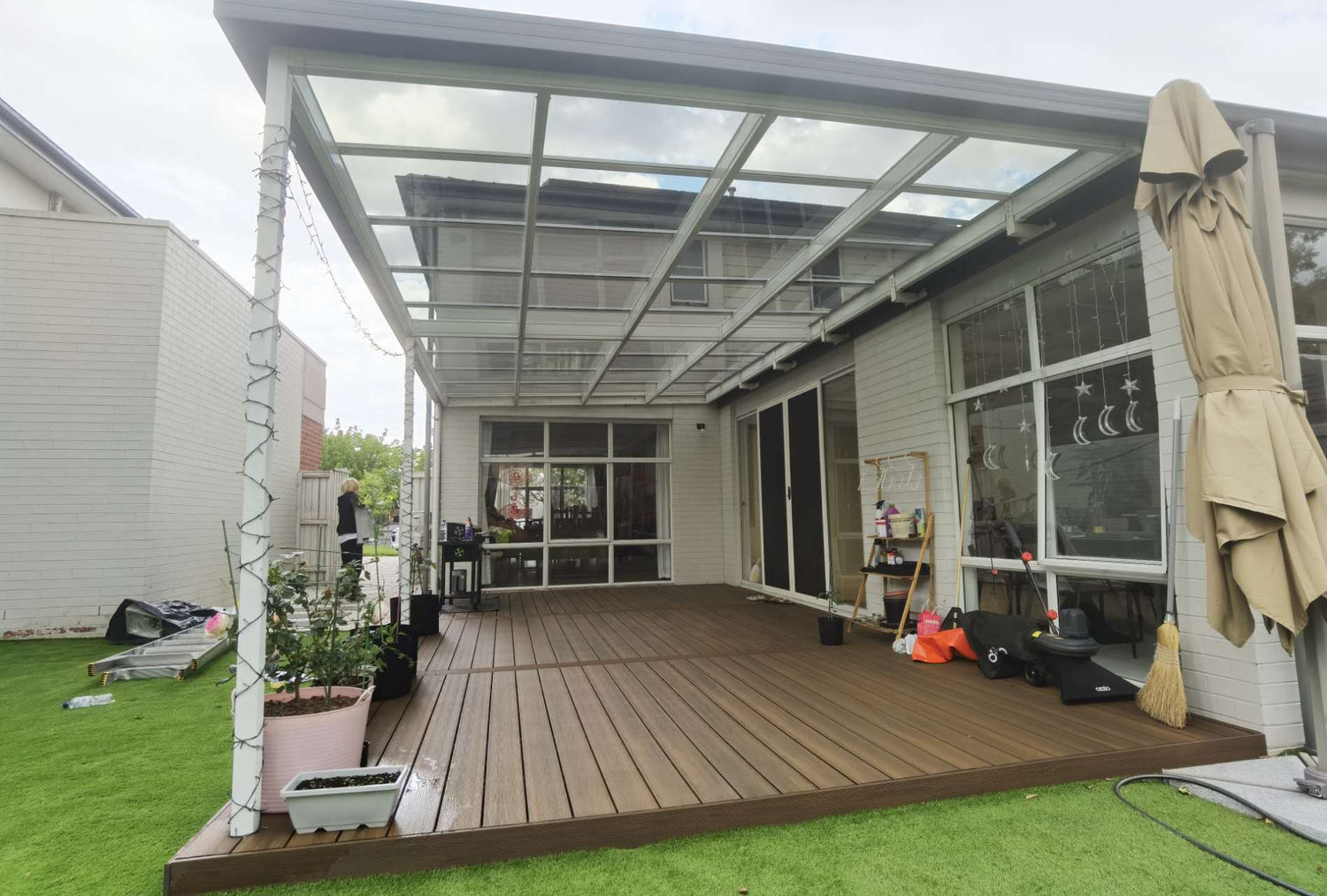Pergola Roof replacement project in Mulgrave - ExcelitePlas