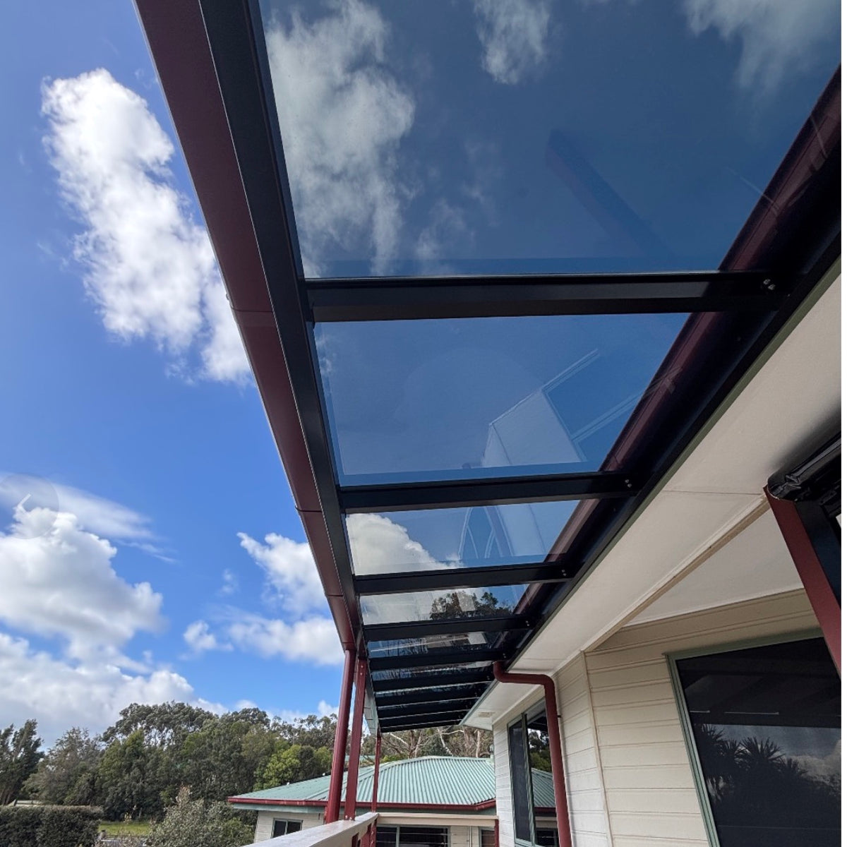 Heavy-Duty Balcony Pergola & Polycarbonate Canopy