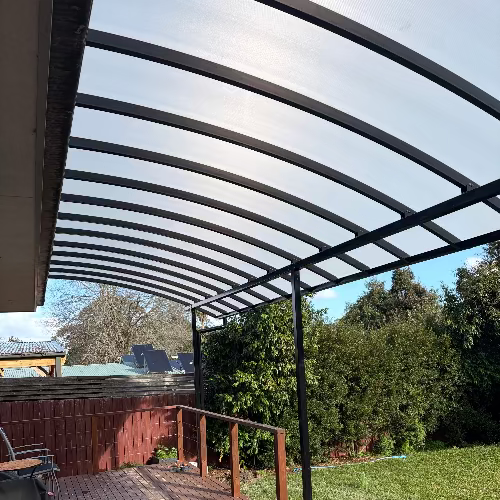 Multiwal Polycarbonate roofing pergola