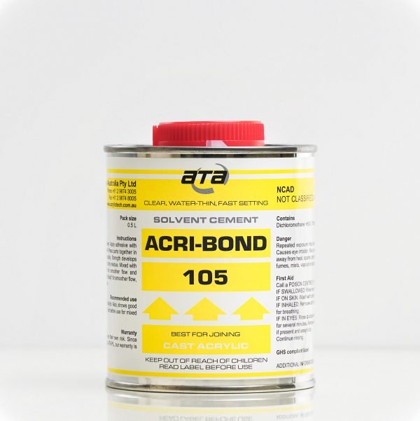 Acri - Bond 105 Acrylic Solvents and Adhesives - ExcelitePlas
