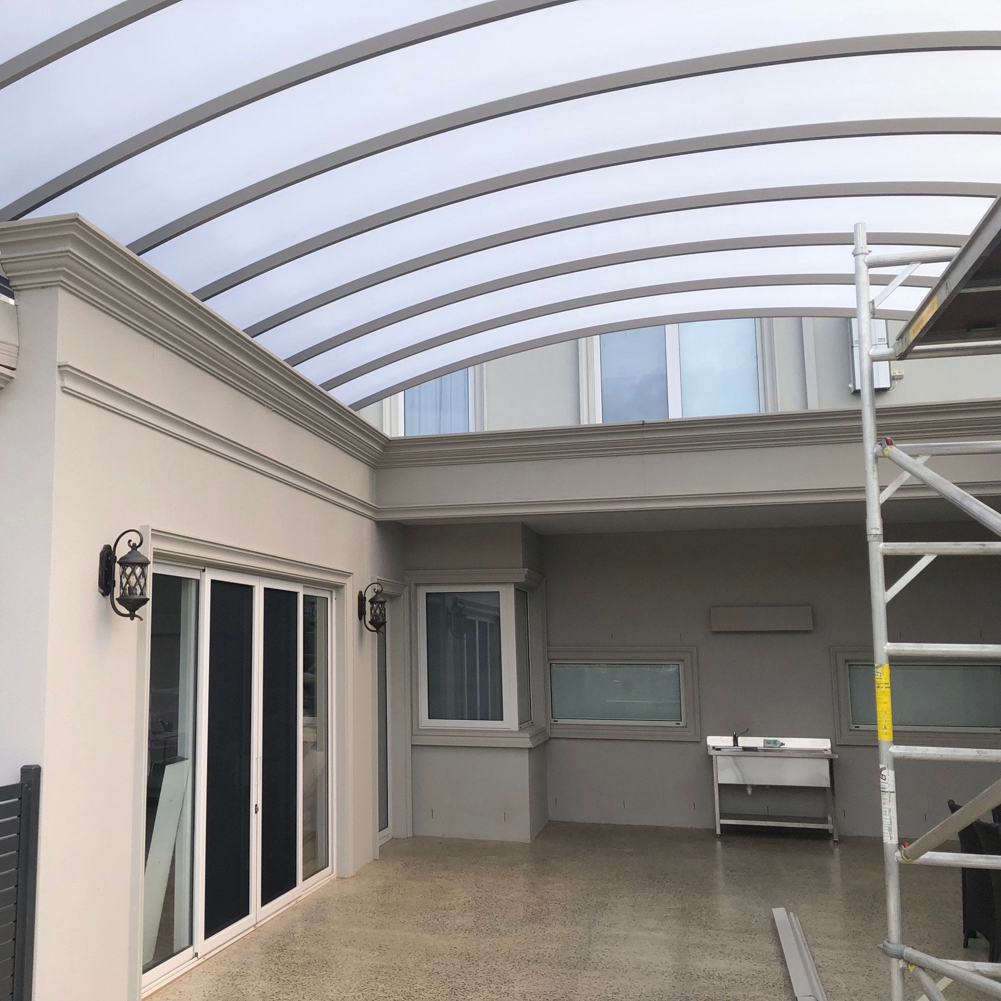 Curved Pergola - ExcelitePlas