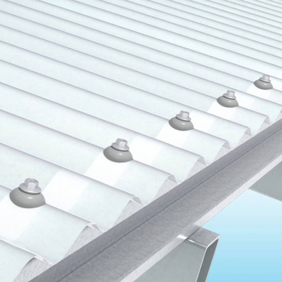 Polycarbonate one shot Roofing Screws 50mm - 150pcs - ExcelitePlas