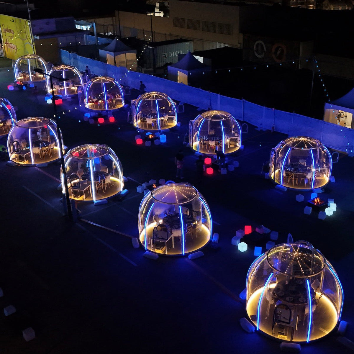 Igloo Dome Hire Melbourne | Transparent Polycarbonate Domes for Events