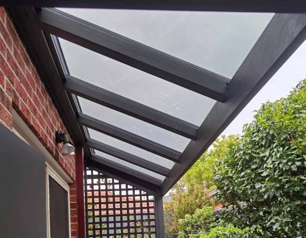 Corrugated sheet change to flat polycarbonate sheet- Bentleigh 