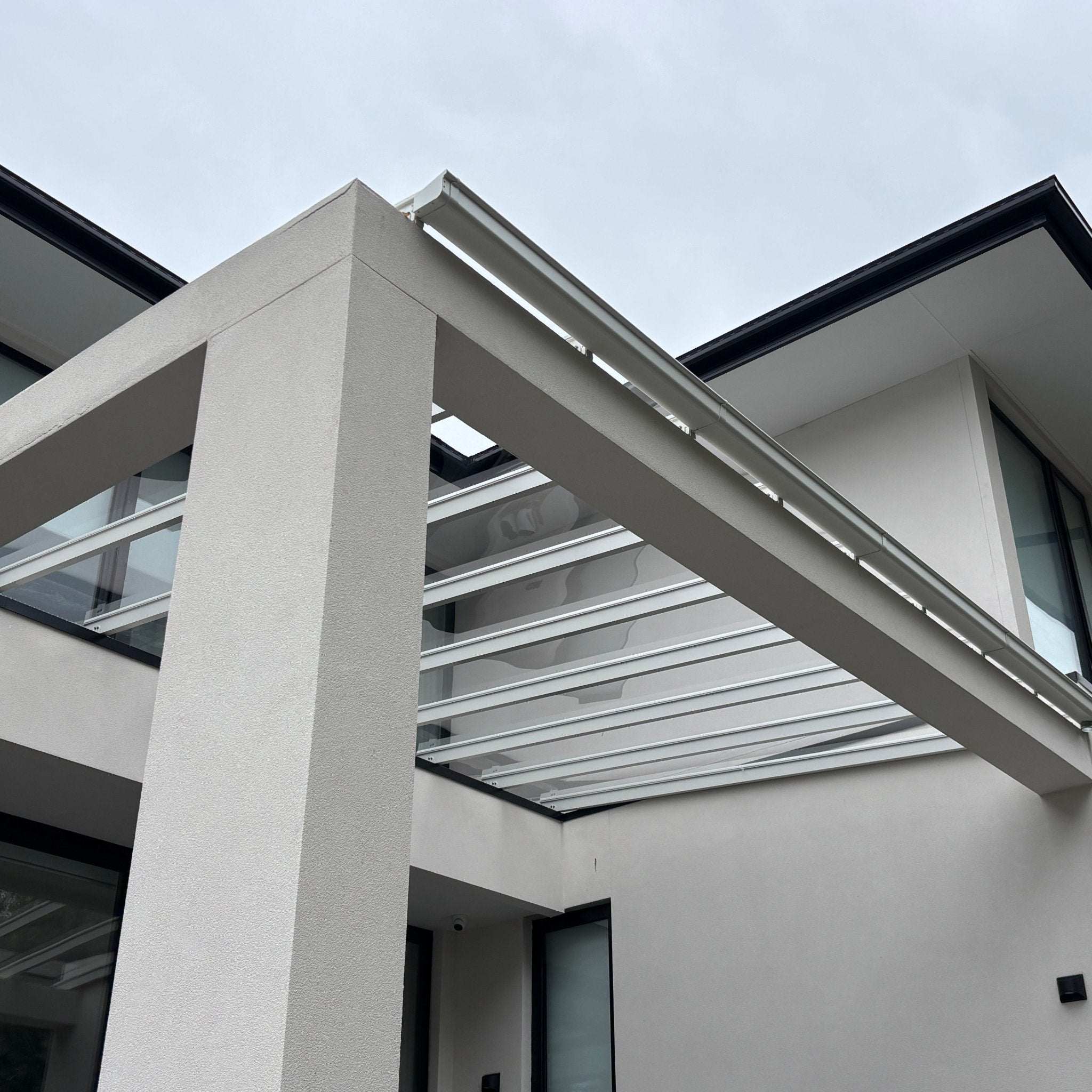 Pergola Kit Veranda Patio cover Kit with Polycarbonate Roofing Glass like - ExcelitePlas