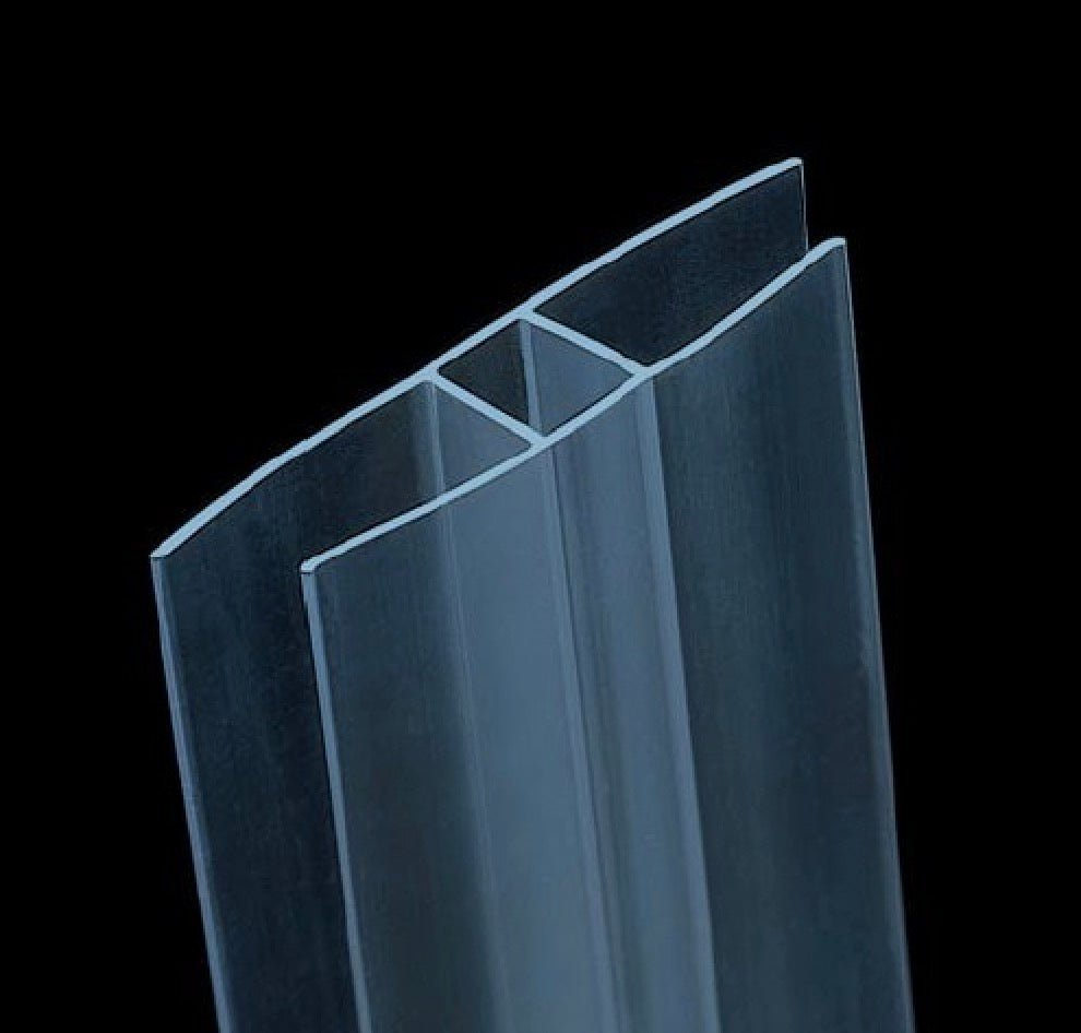 Polycarbonate H joiners 10mm Clear - ExcelitePlas