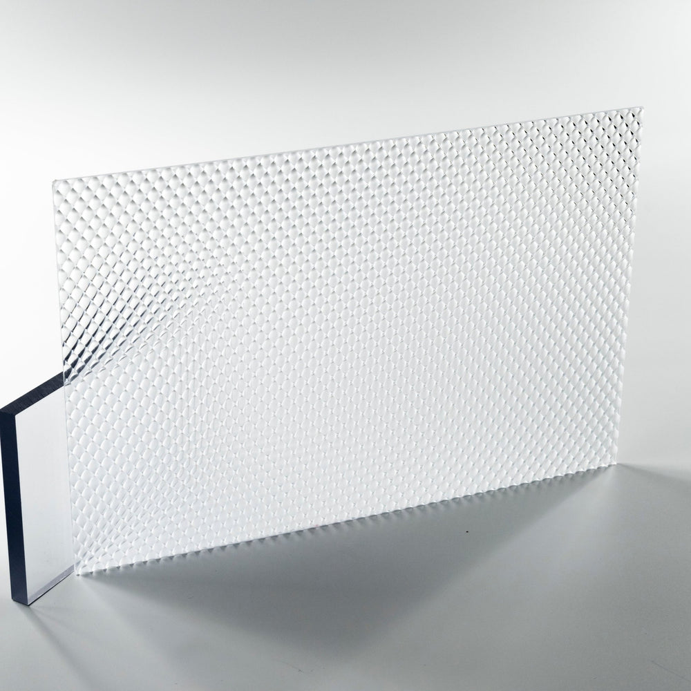 Prismatic Polycarbonate Light Diffuser Sheet | Cut to Size | ExcelitePlas