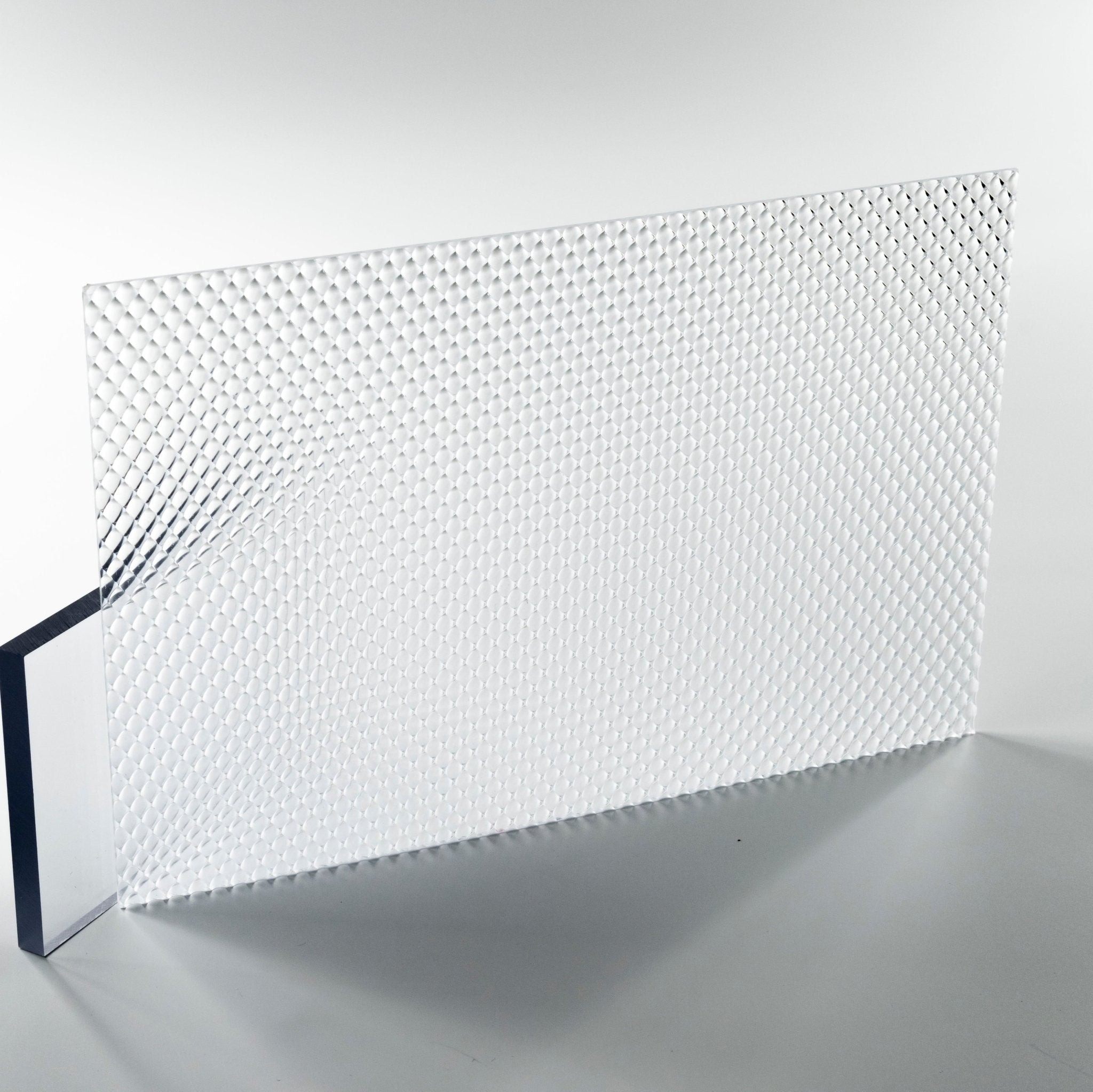 Prismatic Diffuser Polycarbonate Sheet - UV light diffuser | Cut to Size - ExcelitePlas