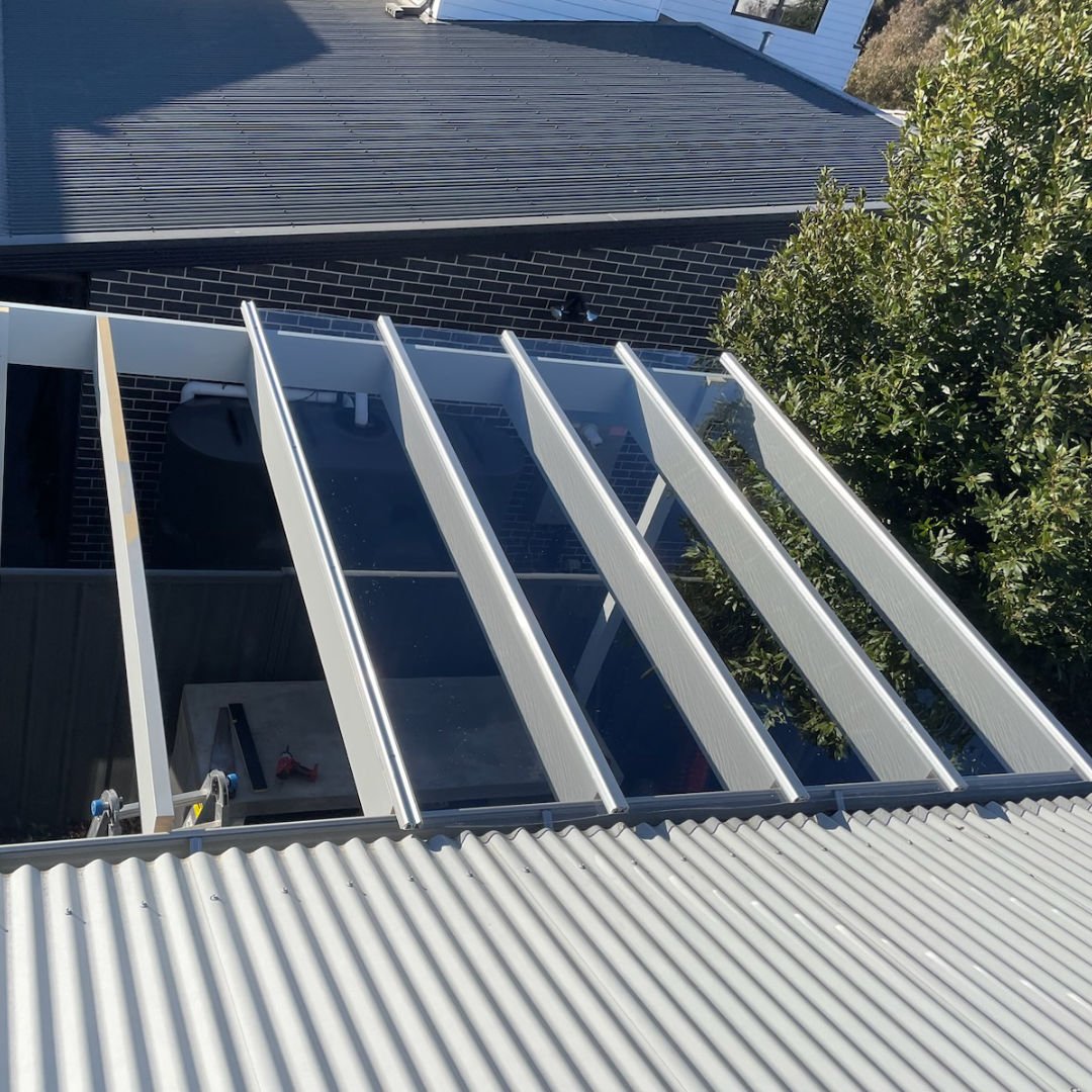 Solid Polycarbonate Locking Roofing System In Melbourne, Australia